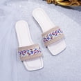 thumbnail image 5 of Sandalias de fondo plano con punta abierta y viento étnico para mujer, cómodas, para playa, para mujer Wmkox8yii  hj789, 5 of 5