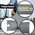 thumbnail image 6 of funtasica Folding Bike Cover Transport Waterproof Professional Wear Resistant Storage Folded Bicycle Bag for Travel Garage Cycling Home Gray, 6 of 8