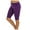 Dark Purple, variant on TD Collections Women's Relaxed Stretch Bermuda Leggings Short