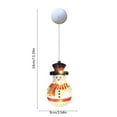 thumbnail image 2 of Christmas Snowman Pattern Window Suction Cup Lights, Battery Powered Holiday Decoration Lights with 13 Inch Length for Indoor Outdoor Festive String Lighting, 2 of 5