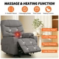 thumbnail image 4 of Korser Power Lift Recliner Chair for Elderly with Massage for Living Room,Grey, 4 of 7