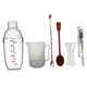thumbnail image 4 of Kit de camarero de mixología | Juego de coctelera para r bebidas - Herramientas de barra: Coctelera de martini, Jigger, , 500cc Macarena batidor de coctéles, 4 of 7
