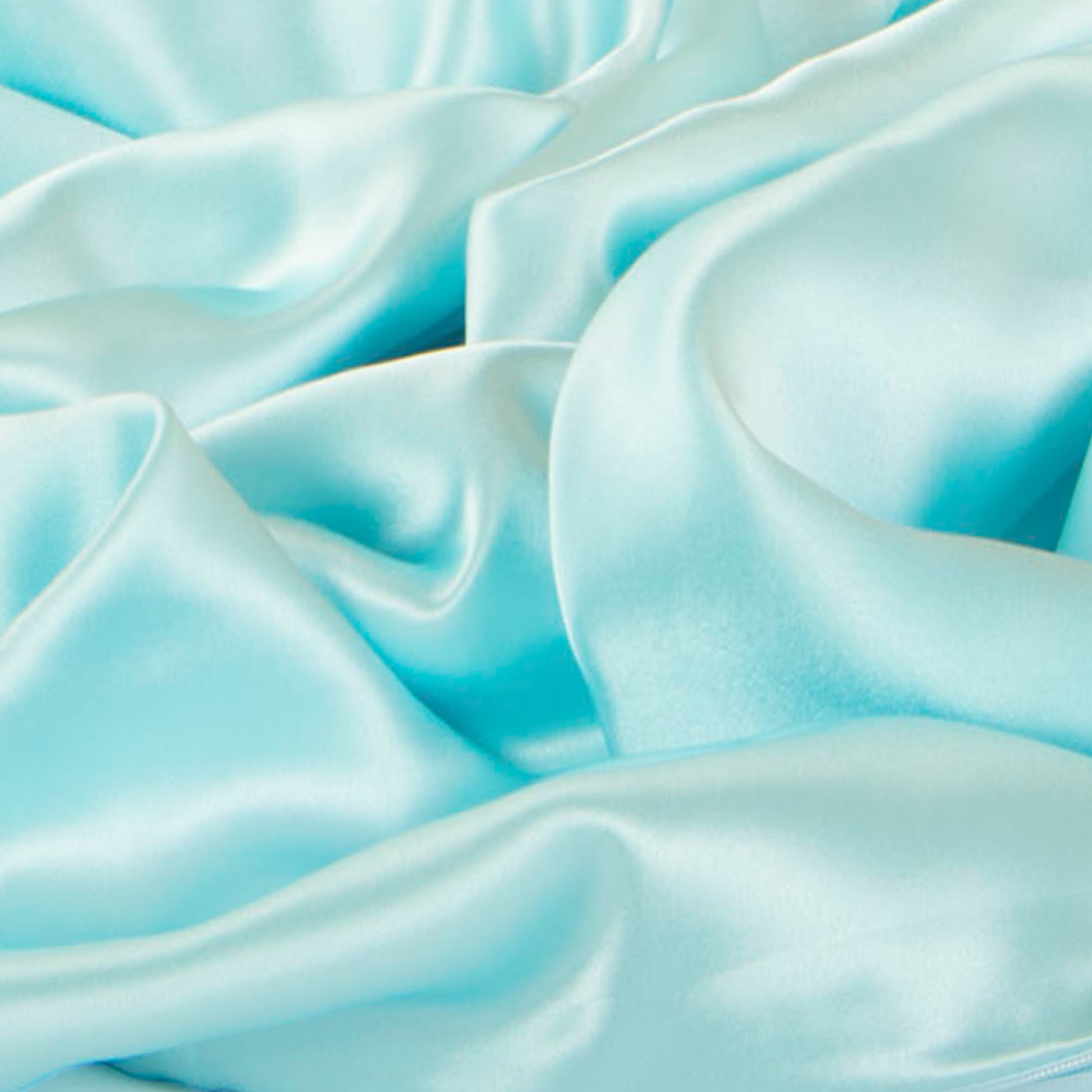 ORGANICTUNE 1 Pack Mulberry Silk King Pillowcase, 20x36 inches, Aqua