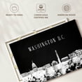 thumbnail image 6 of Elephant Stock Washington Dc Skyline Bw Wall Art - Horizontal Canvas Wall Art - Living Room Wall Decor - City Canvas - Black And Gray Decor - 45" x 30", 6 of 8