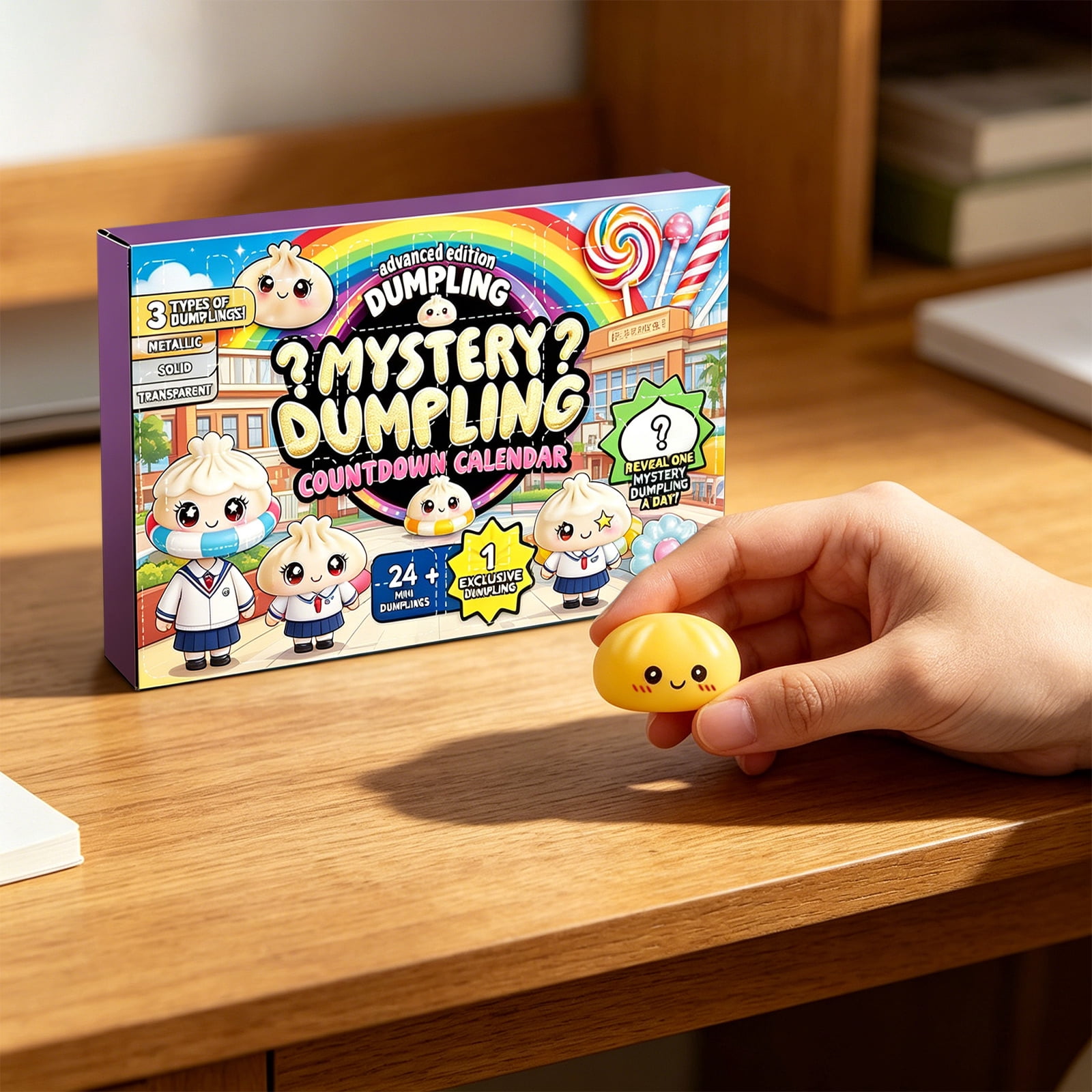 Mystery Dumpling Advent Calendar - Dumpling Squishies 24-Day Countdown Calendar