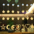 thumbnail image 5 of Luces LED con ventosa para Navidad, Papá Noel, copo de nieve, alce, decoración de ventanas, decoración navideña para el hogar, luces de Año Nuevo, Navidad, 5 of 5