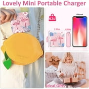 Yoobao Portable Charger 20W 10000mAh Cute USB-C in & Out Power Bank Fast Charging, PD 3.0+QC 4.0 High-Speed Charging Phone Battery Pack for iPhone 14 13 12Pro Max iPad Samsung (Pink Flamingo)