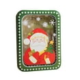 thumbnail image 2 of Food Storage Containers,Christmas Candy Tin Box—Cookie Candy Storage Tins Christmas Cookie Tins Containers With Lids For Confectioneries Holiday Giving Square With Gold Christmas Card Tin Holder, 2 of 9