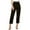 Black, variant on ABATAB Capri Pants for Women Trendy High Waisted Baggy Capris Corduroy Stretchy Loose Fit Cropped Pants with Pockets