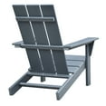 thumbnail image 2 of Outdoor Adirondack Chair, Plastic Fire Pit Chair, Folding Patio Lawn Chair for Outside Deck Garden Backyard Balcony, Dark Grey, 2 of 5
