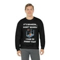 thumbnail image 5 of Don't worry I can 3d print that, 3D Printer hobbies maker - Unisex Heavy Blend Crewneck Sweatshirt, 5 of 9