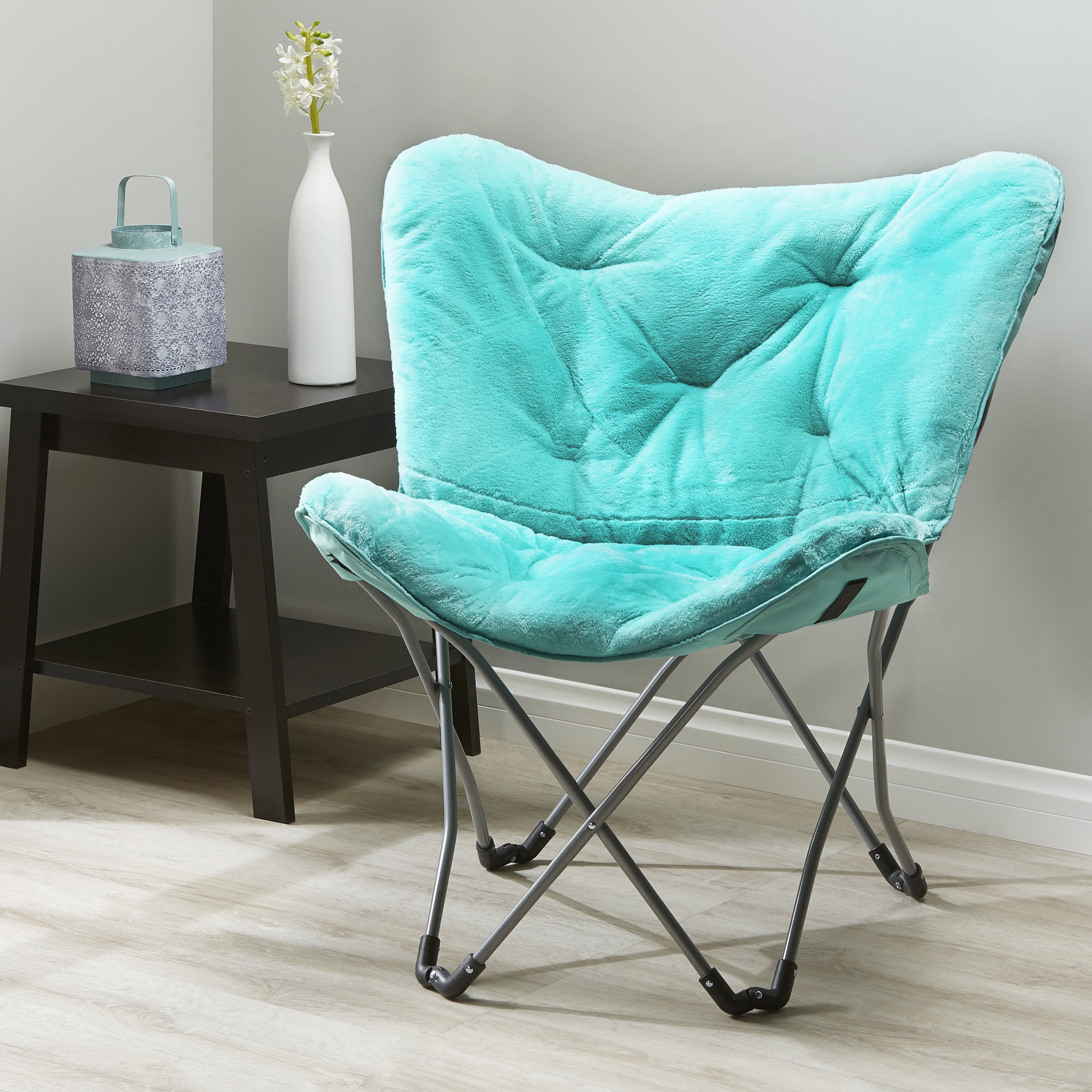 Mainstays Folding Butterfly Chair, Multiple Colors - Walmart.com