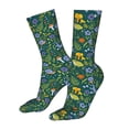 thumbnail image 5 of Uemuo Forest Flora And Fauna for 16in Socks, Cotton Socks Sports Socks Knee High Socks Comfortable Socks For Men, Women, 5 of 7