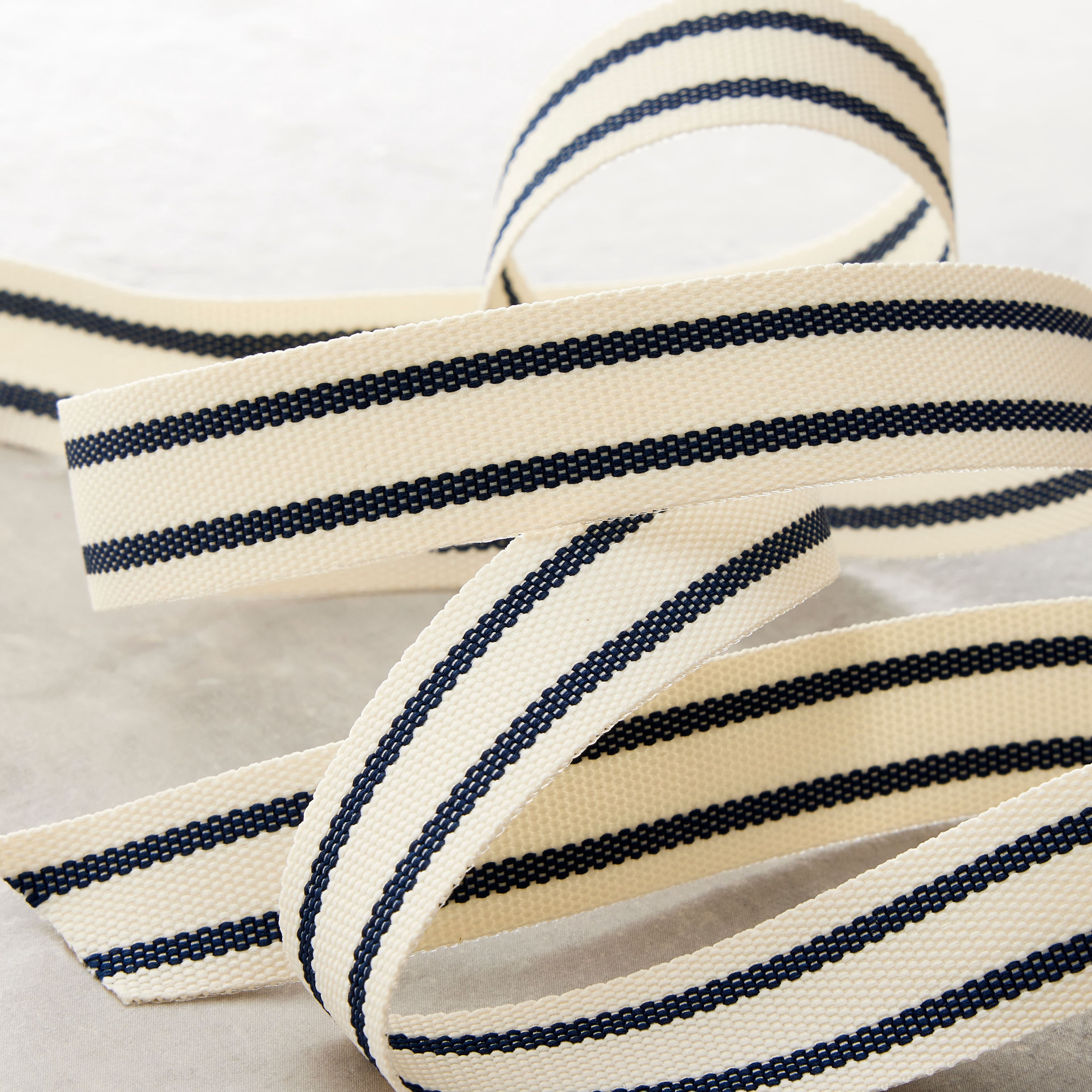 12 Pack: 5/8" x 5yd. Ticking Striped Grosgrain Ribbon by Celebrate It