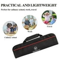 thumbnail image 3 of Zxpjkyu Portable Chef Knife Bag Cooking Tools Storage Carry Case for Travel Picnic Red, 3 of 8