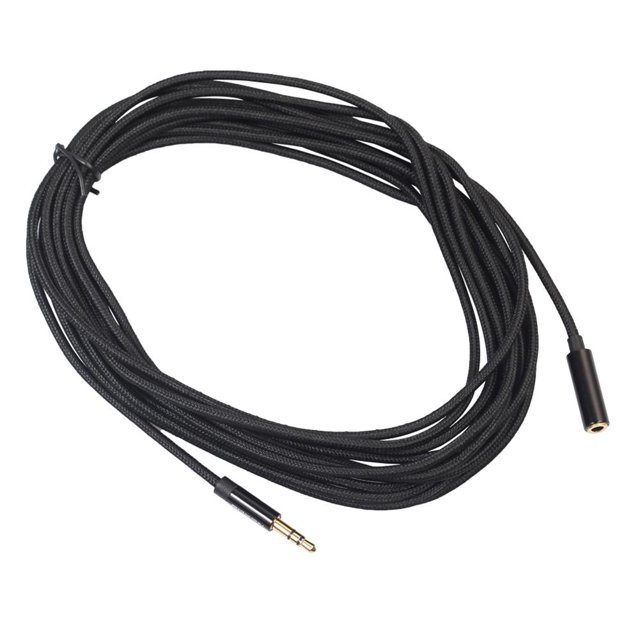 Cable De Extensión Trenzado Para Auriculares Cable extensor de auriculares Jack de 3,5 mm macho a hembra para amplificador de teléfono de computadora