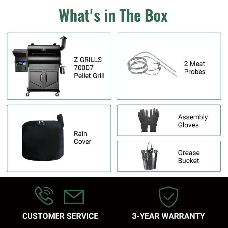Z GRILLS Flagship 697 Sq.in Wood Pellet Grill & Smoker, 8-in-1 BBQ