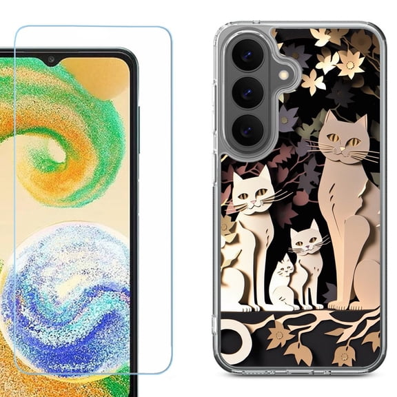 Shockproof Phone Case for Samsung Galaxy A27 5G, by OneToughShield - Cat Craft