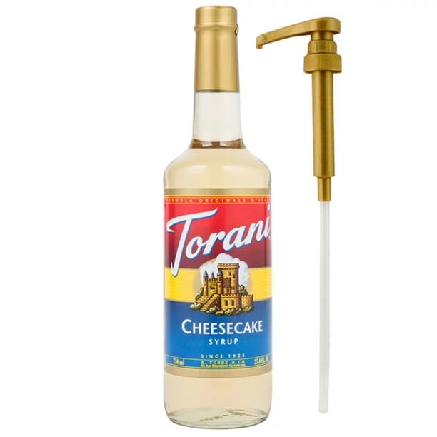 Torani Cheesecake Syrup 25.4 Ounce Single Bottle for Coffee, Tea and