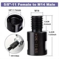 thumbnail image 5 of Juego de 2 Adaptadores de Rosca Metálica (Hembra de 5/8"-11 A Macho M14/M10) para Pulidoras Rotativas y Accesorios., 5 of 5