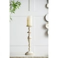 thumbnail image 5 of A&B Home Distressed White Candleholder 5.3" x 5.3" x 16", 5 of 9