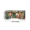 thumbnail image 3 of Trovenix Christmas Garage Door Banner Large Festive Holiday Background Flag Xmas Decorative Cover for Garage Door Outdoor Indoor Home Party, 3 of 9