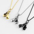 thumbnail image 5 of Stainless Steel Boxing Glove Necklace, Fighting Glove, Pendant & Chain, Fashion Personality Men Jewelry, Silver, 5 of 6