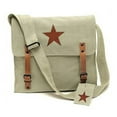 thumbnail image 2 of Rothco Vintage Canvas Medic Bag Khaki with Brown Star, 2 of 2