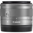 thumbnail image 4 of Canon EF-M 15-45mm F/3.5-6.3 IS STM Lens (Silver) (International Model) with Cleaning Kit and Filter Kits(International Model), 4 of 6
