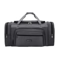 thumbnail image 1 of Bolsa de viaje para almacenamiento de equipaje, bolsa de lona ligera para gimnasio, vacaciones, viajes deportivos Gris, 1 of 9