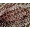 thumbnail image 4 of oneOone Silk Tabby Brown Fabric Geometric Tribal Quilting Supplies Print Sewing Fabric By The Yard 42 Inch Wide, 4 of 4