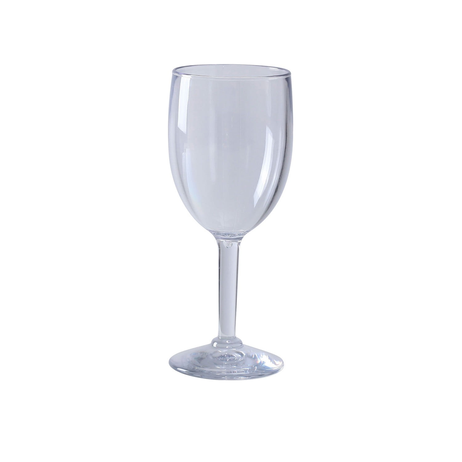 72 Tall Elegant 11 oz Heavy Duty Plastic Disposable Wine Glasses 