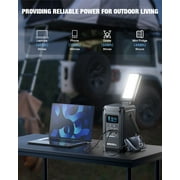 Grecell 240W Power Station,Solar Generator with Integrated Stand Emergency Power for Outdoors Travel, Home Use