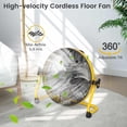 thumbnail image 3 of Ventilador de piso recargable Fanspex 12 de 16 pulgadas, 3 of 5