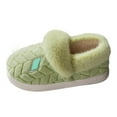 thumbnail image 2 of CAIXIA Women's Cozy Bootie Slippers Memory Foam Warm House Shoes with Fluffy Collar Non- Indoor Outdoor, 2 of 5