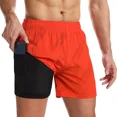 thumbnail image 1 of Short Deportivo 2 En 1 Con Licra De Secado Rápido Para Gym, 1 of 6