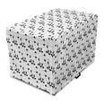 thumbnail image 1 of Abstract Art Dog Crate Cover, Geometric Triangles Shaping Contemporary Mosaic Tiles Minimalism, Easy to Use Pet Kennel Cover Small Dogs Puppies Kittens, 7 Sizes, Pale Taupe Charcoal Grey, by Ambesonne, 1 of 6