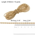 thumbnail image 2 of Unique Bargains Chaîne Perlée de 10 Yards pour Stores à Rouleau, Cordon pour Pièces de Réparation de Fenêtre, Jaune, 2 of 5