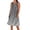 Gray02, variant on Summer Dresses For Women Loose Beach Vacation Casual Sleeveless V-neck Sundresses With Pockets Tank Dress, Size S-3XL