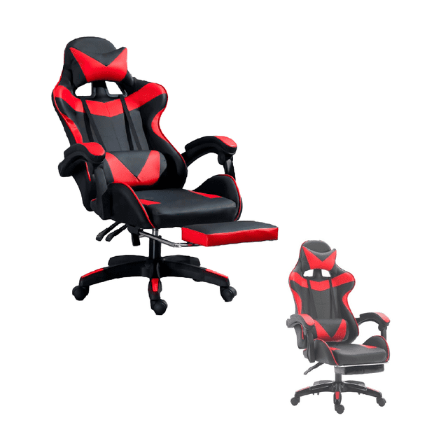 Silla Gamer Reclinable Ergonómica Con Descansa Pies Titano TT-SGCRP