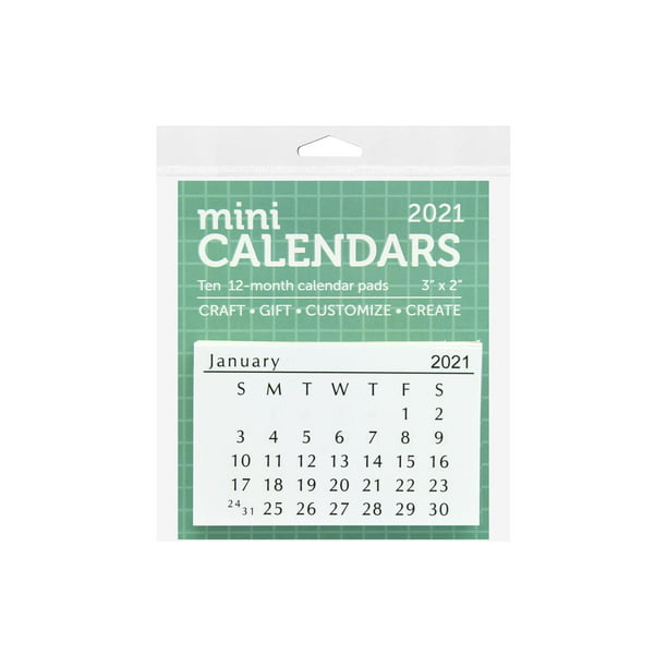 Mini Calendar 2022 Adpminical 2022 Mini Tear-Off Calendar 3X2 10 Sets 2022 - Walmart.com
