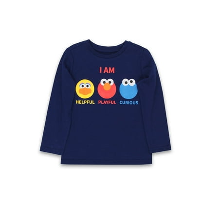 Isaac Mizrahi Loves Sesame Street Elmo Toddler Baby Long Sleeve Tee SEB049LS