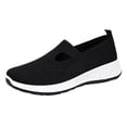 thumbnail image 1 of DXOUPM Chaussures à Enfiler pour Femmes en Maille Respirante Espadrilles Légères Marche Course Chaussures Rétro, 1 of 3