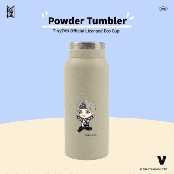 BTS TinyTAN Official Licensed BTS Product Powder Tumbler 11.5 oz - V