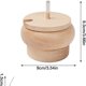thumbnail image 3 of Kit de hilandero de cuentas, cuenco giratorio de cuentas de madera con aguja para abalorios, herramienta de cuentas de hilo de alta velocidad para fabricación de joyas DIY, productos de arte, 3 of 5