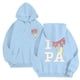 thumbnail image 2 of WILLBEST Sudaderas En Pareja Suéter con Capucha De Manga Larga con Estampado De Cocotero y Letras Digitales 3D para Hombre Mediana​​, 2 of 7