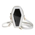 thumbnail image 1 of Sacs Pochette pour Femmes Mode Sac de Voyage Transparent PVC+Pu Pochette Sac à Main (Blanc P), 1 of 10