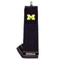 thumbnail image 2 of Team Golf NCAA Michigan Wolverines Embroidered Golf Towel, Checkered Scrubber Design, 2 of 2