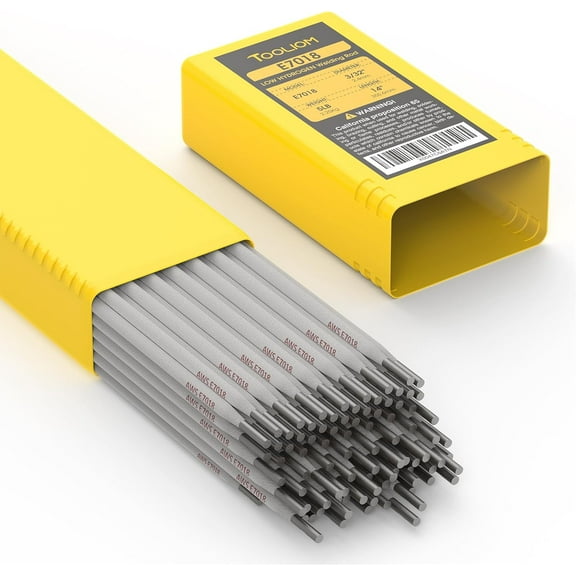 TOOLIOM E7018 Low Hydrogen Welding Rod 3/32" 5LB Carbon Steel Stick Electrodes
