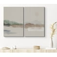thumbnail image 1 of PixonSign Canvas Print Wall Art Set Abstract Tan Mountain Range Nature Wilderness Illustrations Modern Art Chic Landscape Colorful Multicolor Ultra for Living Room, Bedroom, Office - 16"x24"x2, 1 of 5